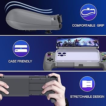 コントローラ Amazon.com: NinjaPlusOX Phone Game Controller for iPhone/Android